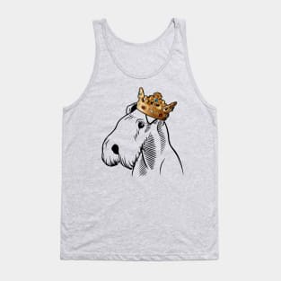 Lakeland Terrier Dog King Queen Wearing Crown Tank Top